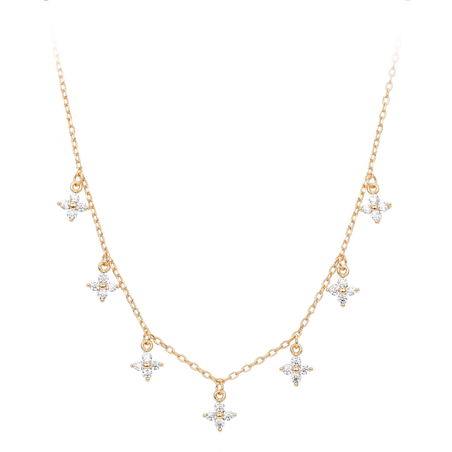 Collier Starfall - Argent sterling S925