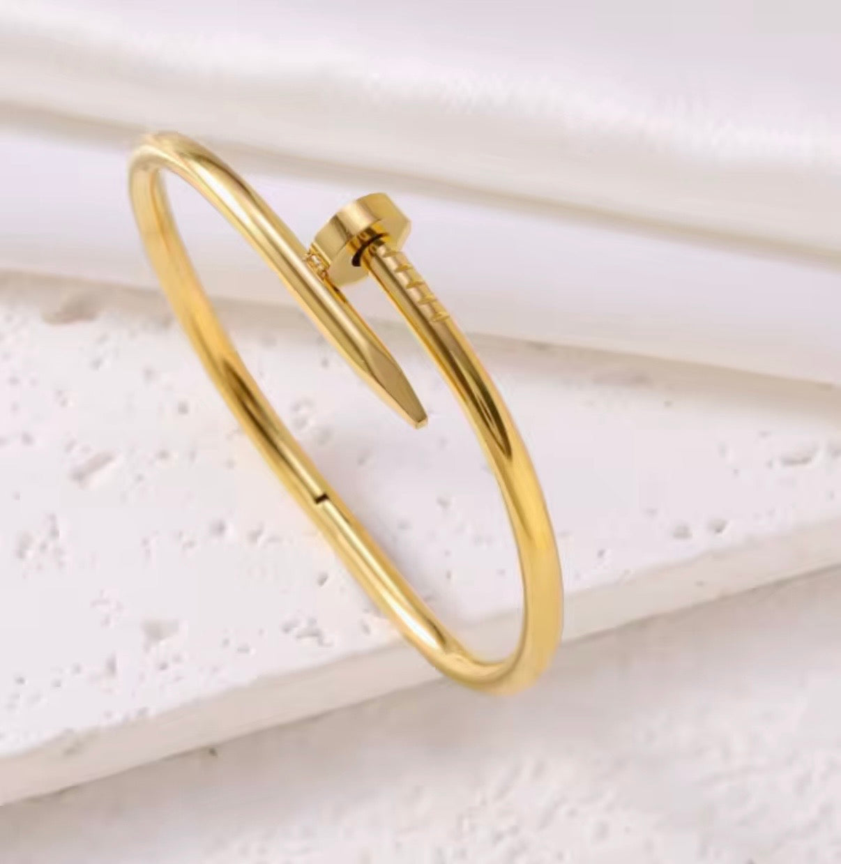 Nail Cuff Bangle