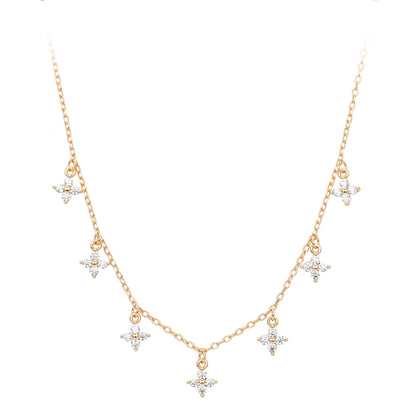Collier Starfall - Argent sterling S925