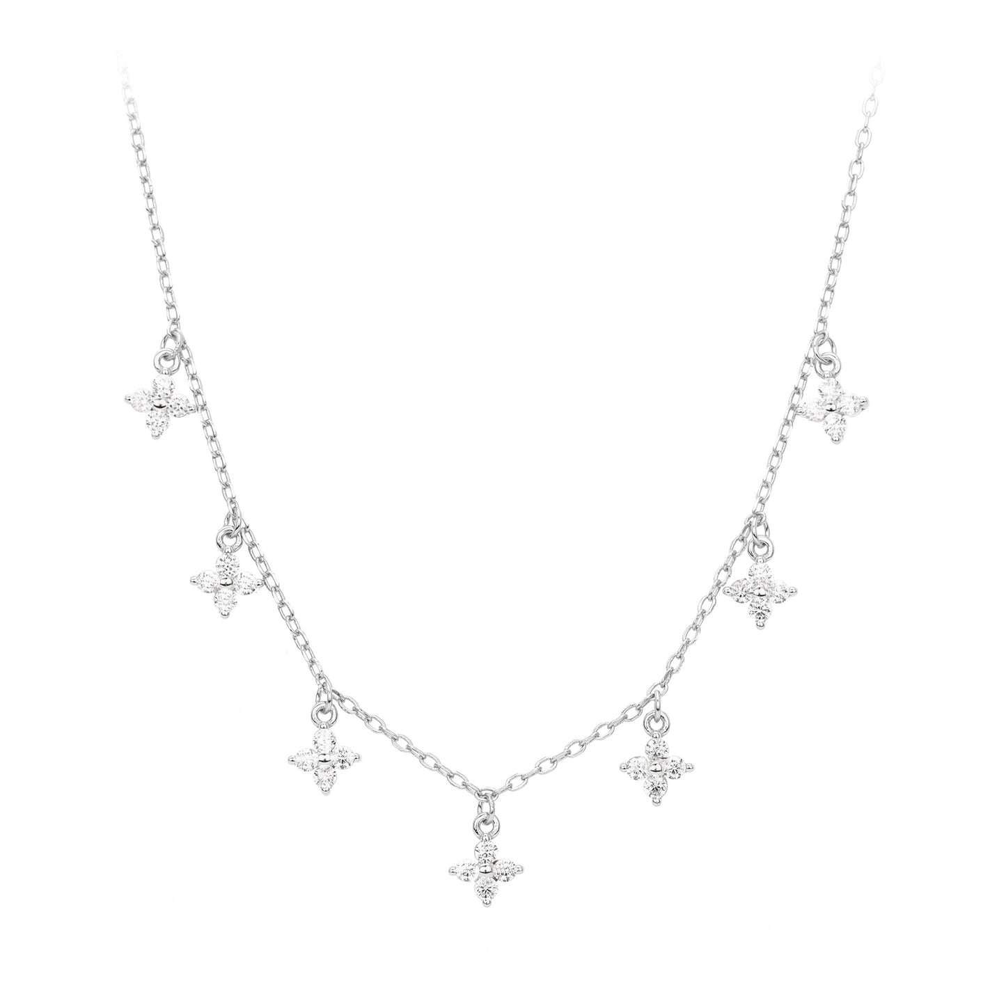 Collier Starfall - Argent sterling S925