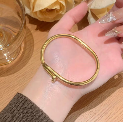 Nail Cuff Bangle