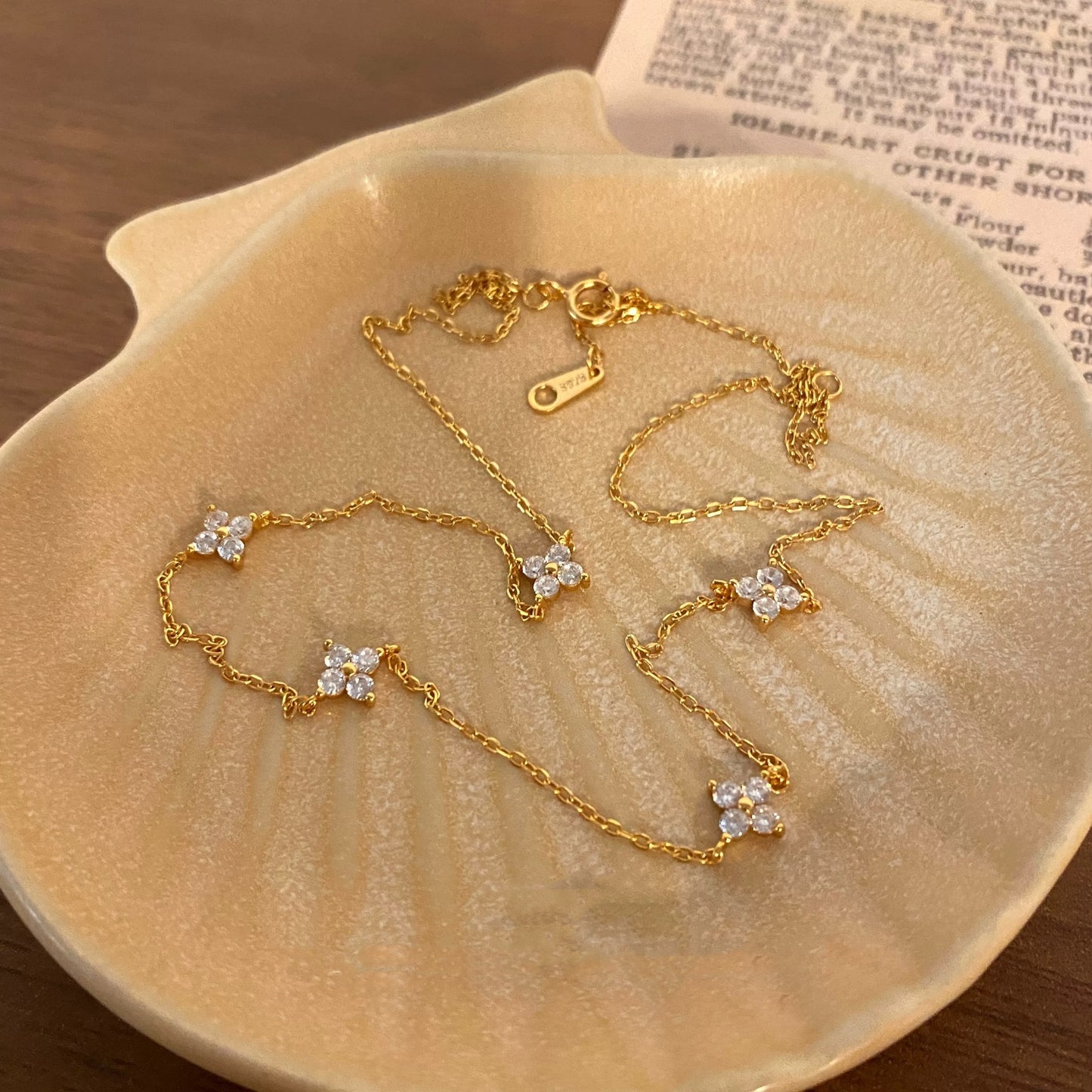 Collier Stardust – Argent Sterling S925, Plaqué Or 18 carats