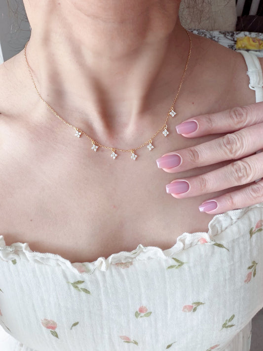 Collier Starfall - Argent sterling S925